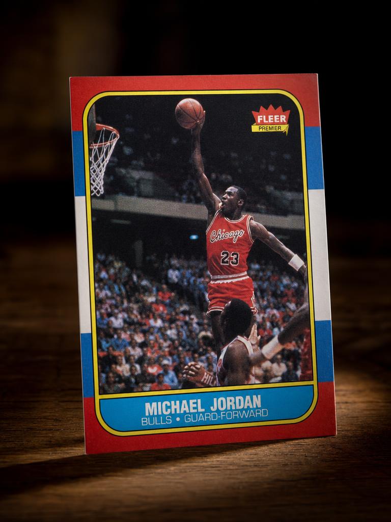 Michael Jordan 1986 rookie basketball card